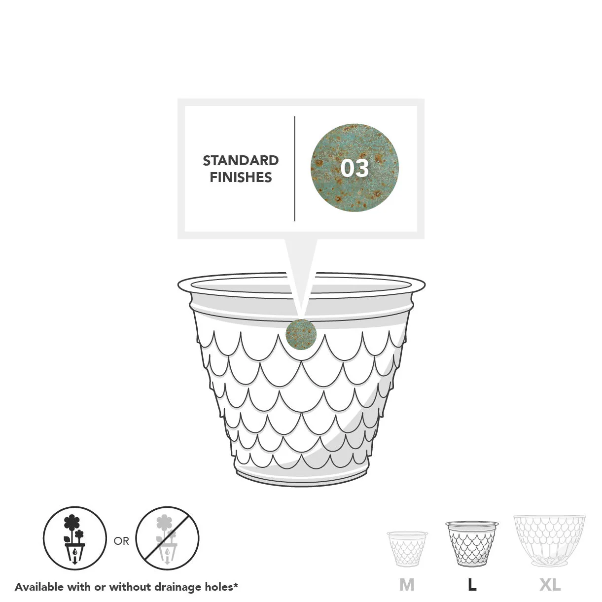 Fishscale Planter - Image 4