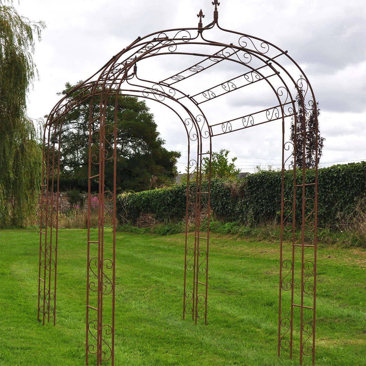 Fleur de Lys Linked Rose Arch - Image 3