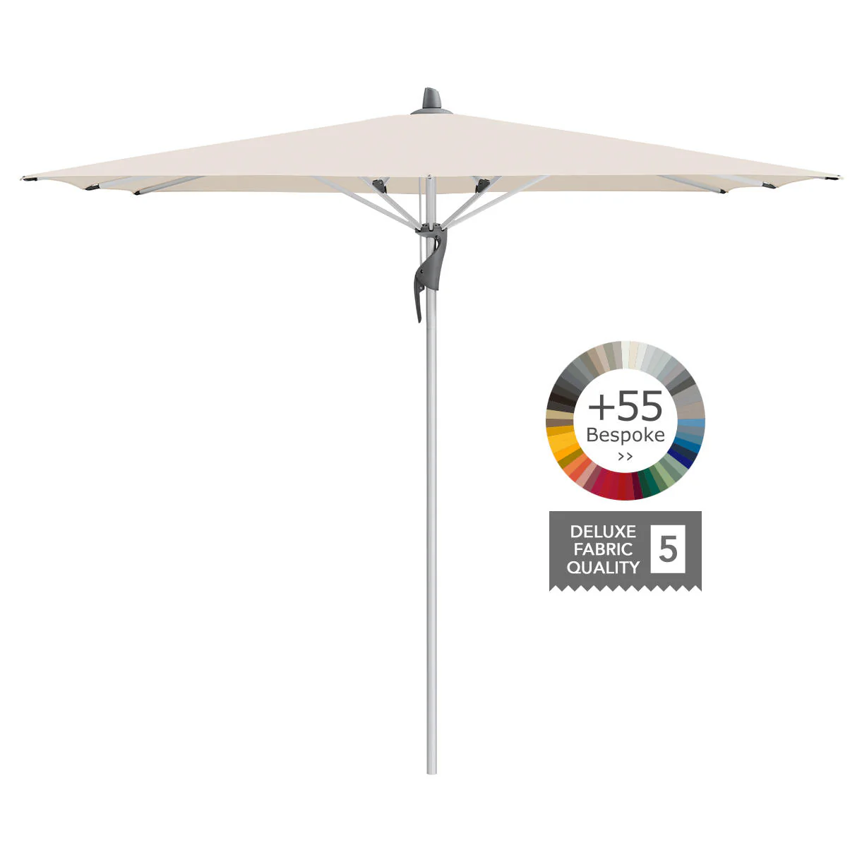 Fortino Square Centre Pole Parasols - Image 10