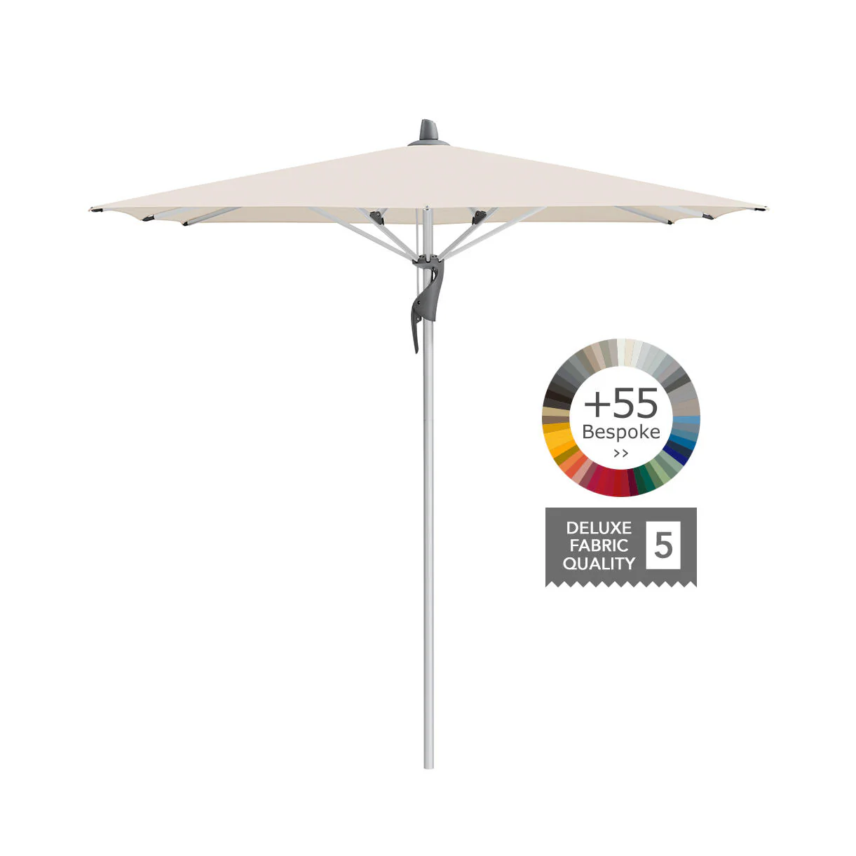 Fortino Square Centre Pole Parasols - Image 8