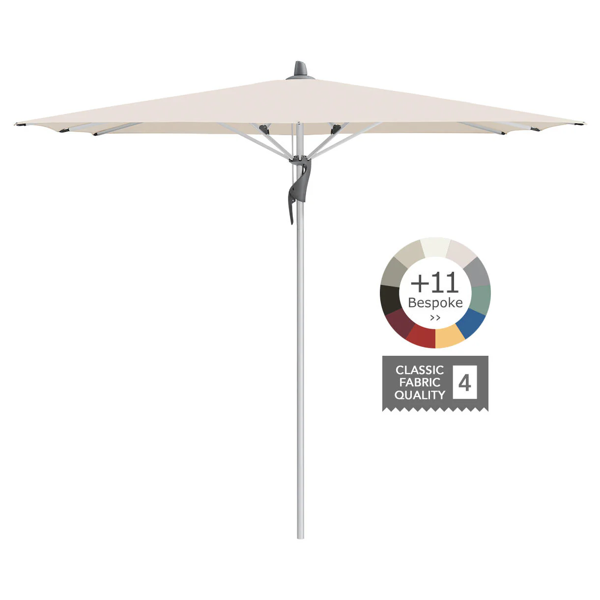 Fortino Square Centre Pole Parasols - Image 9