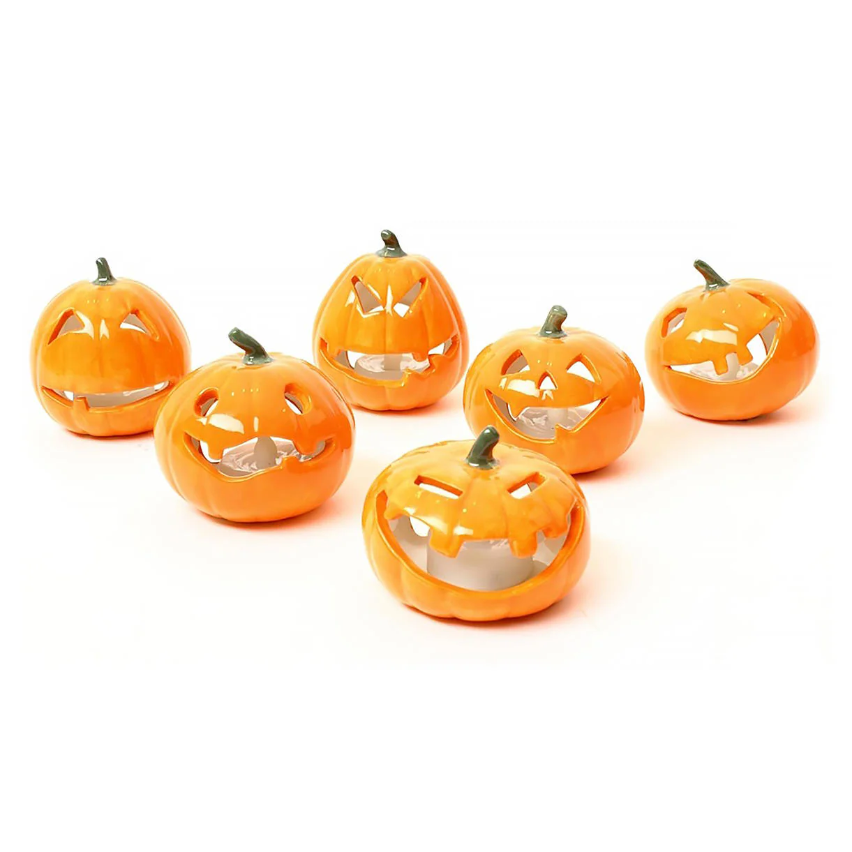 Funny Face Jack-O-Lantern Tealight Holder - Image 2