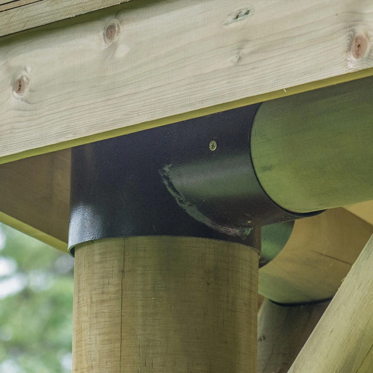 Furnished Oval Gazebos with Timber Roof - Image 4