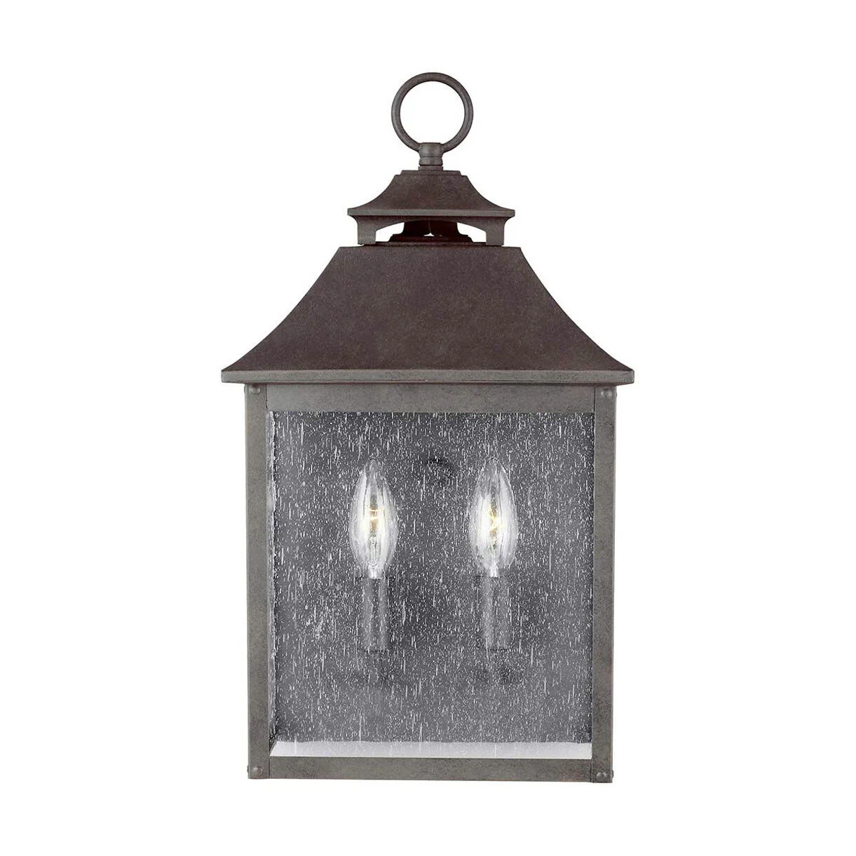 Galena Outdoor Half Wall Lantern - Image 2