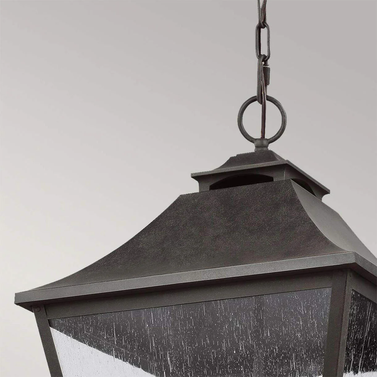 Galena Outdoor Hanging Chain Lantern - Image 3