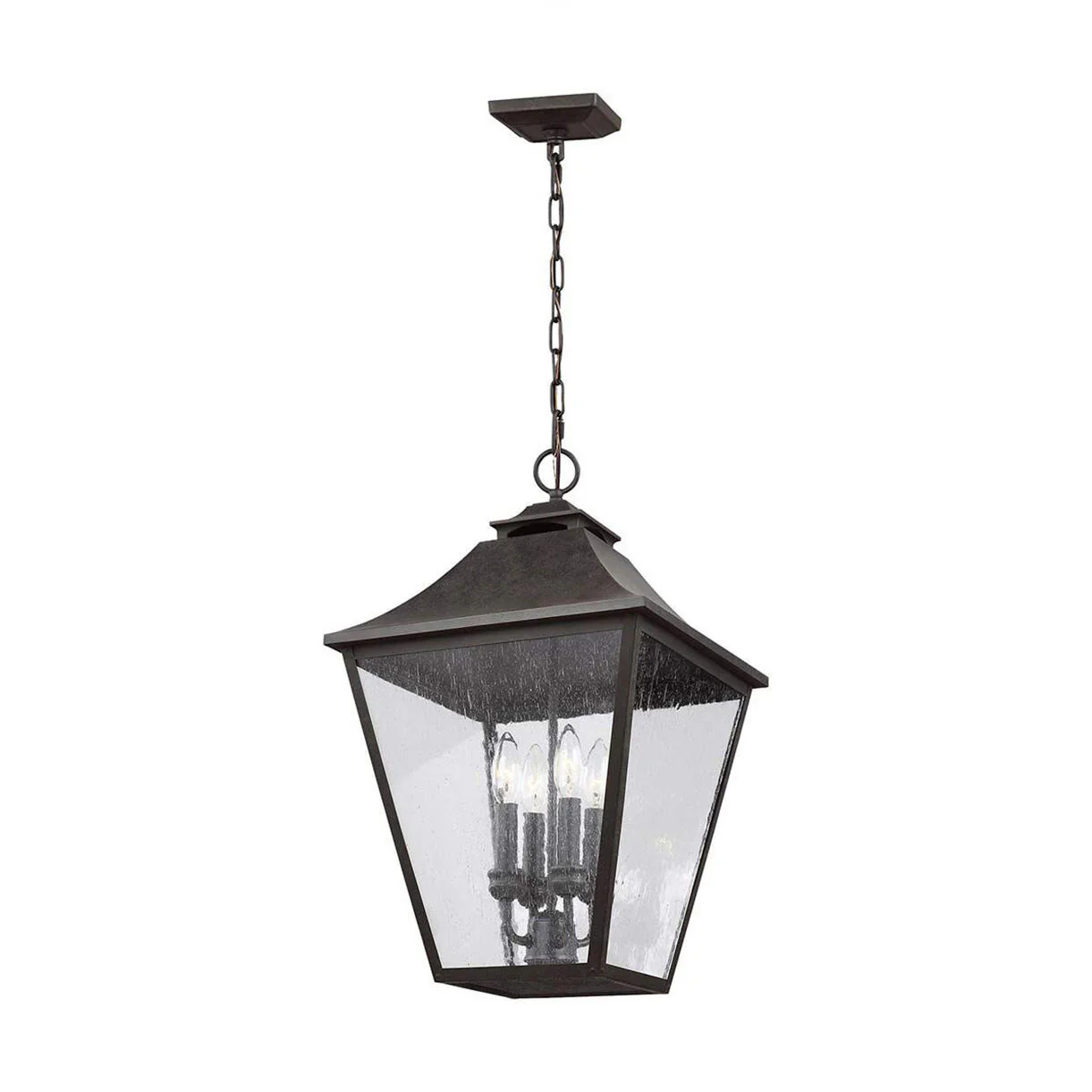 Galena Outdoor Hanging Chain Lantern - Image 4