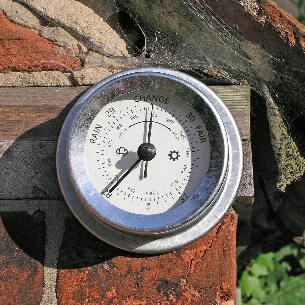 Galvanised Barometer - Image 2