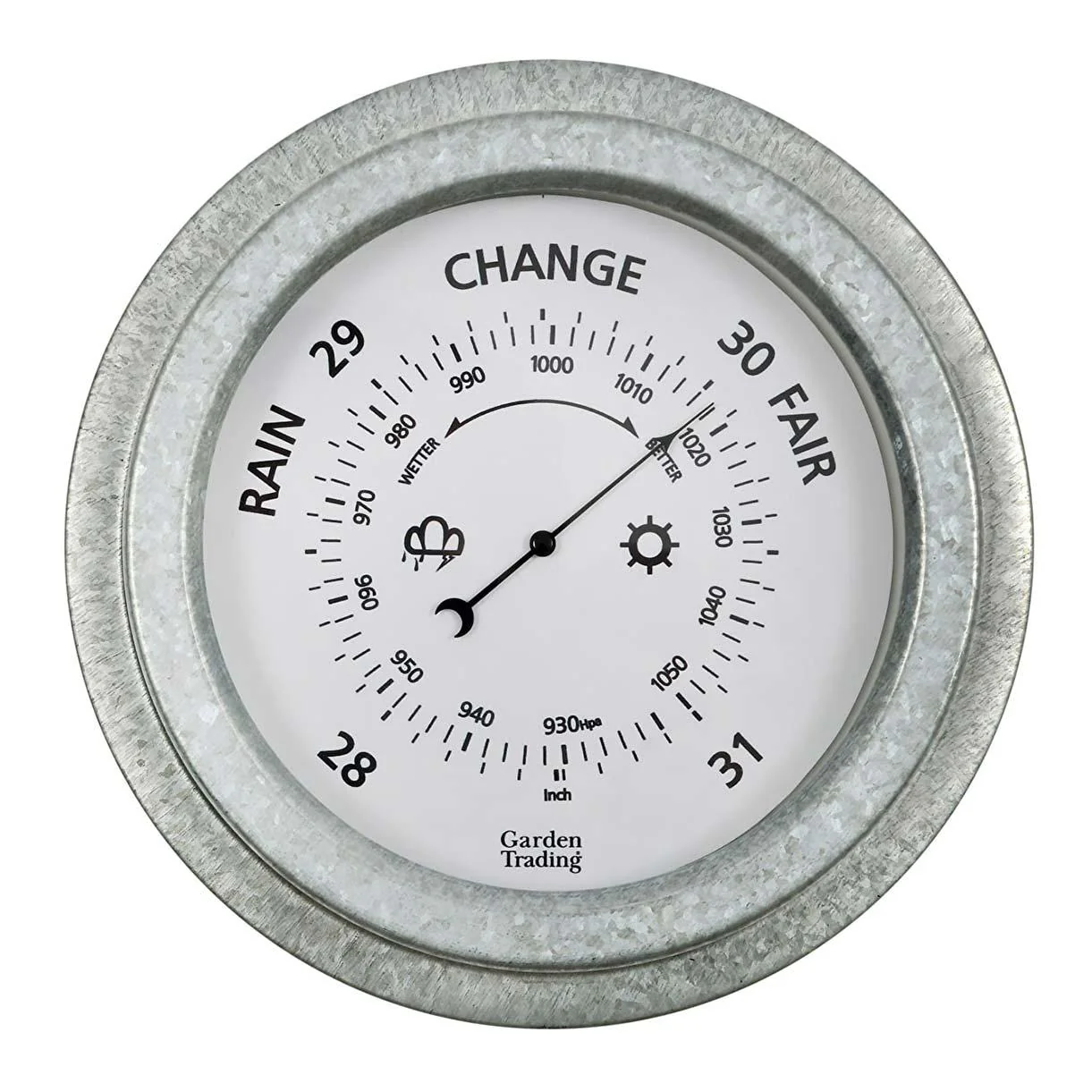 Galvanised Barometer - Image 3