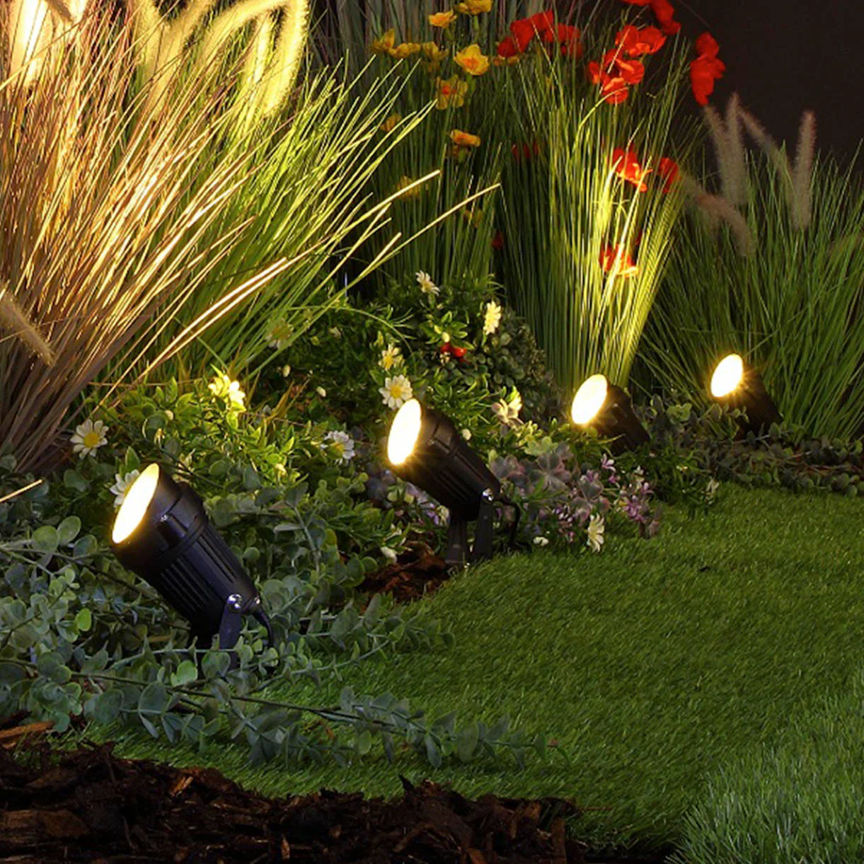 Garden Connectable Spotlights - Set of 4 - Image 2