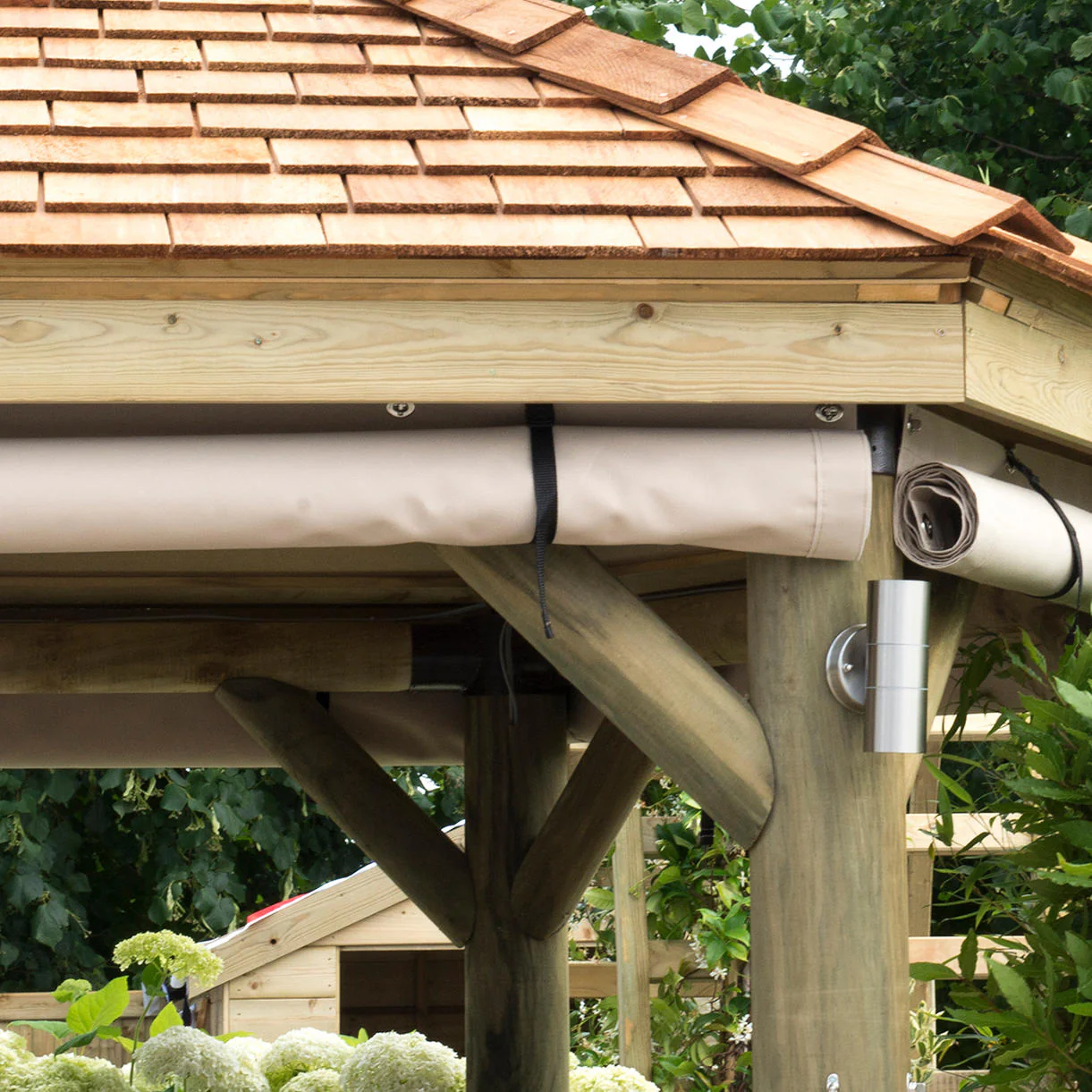 Hexagonal Gazebo Garden Curtains - Image 2