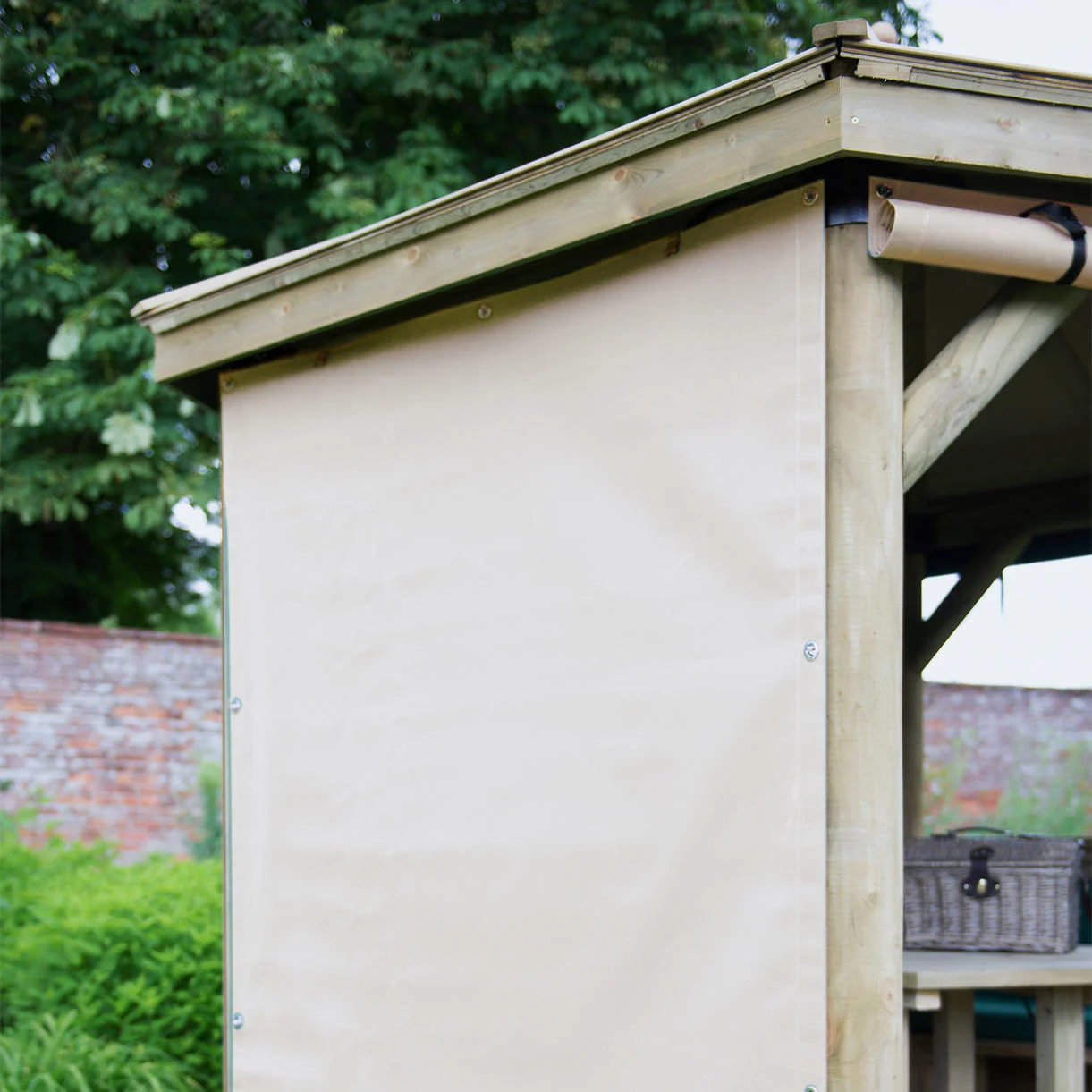 Hexagonal Gazebo Garden Curtains - Image 5