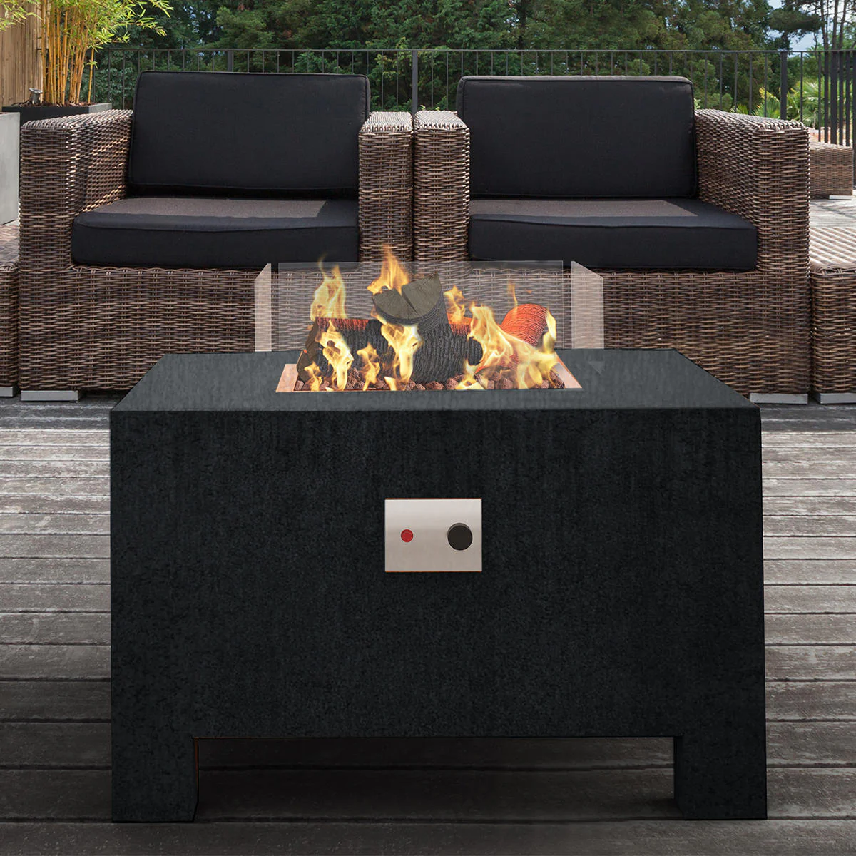 Gas Fired Aluminium Fire Pits