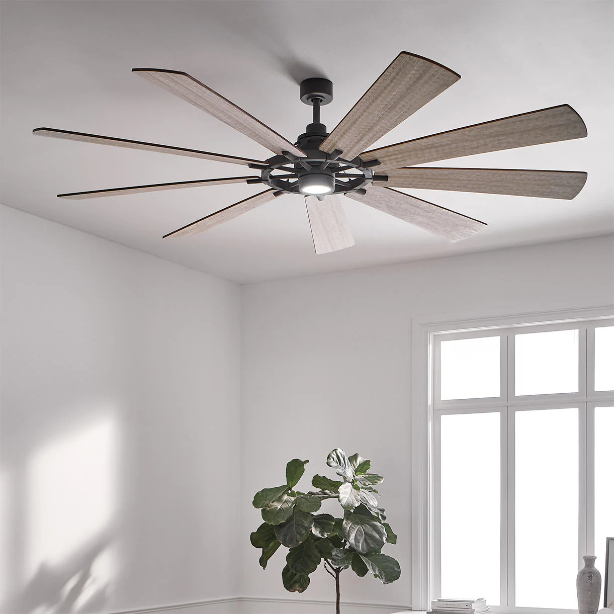 Gentry Indoor Ceiling Fans with LED Light