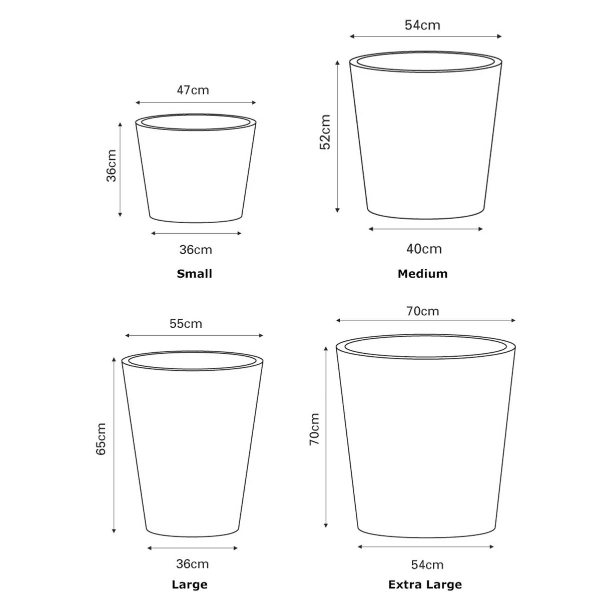 Geo Round Planters - Image 5
