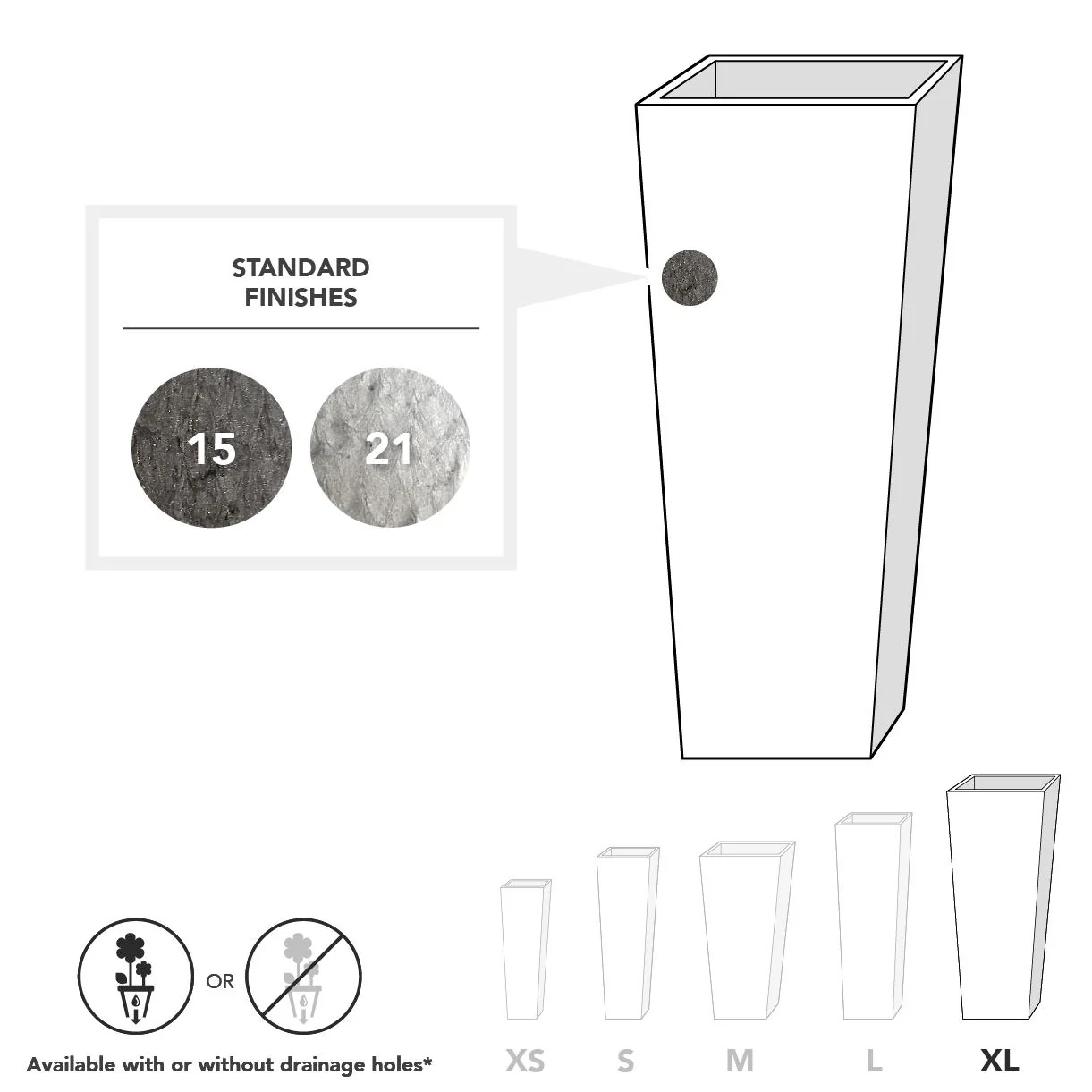Geo Tapered Planters - Image 10