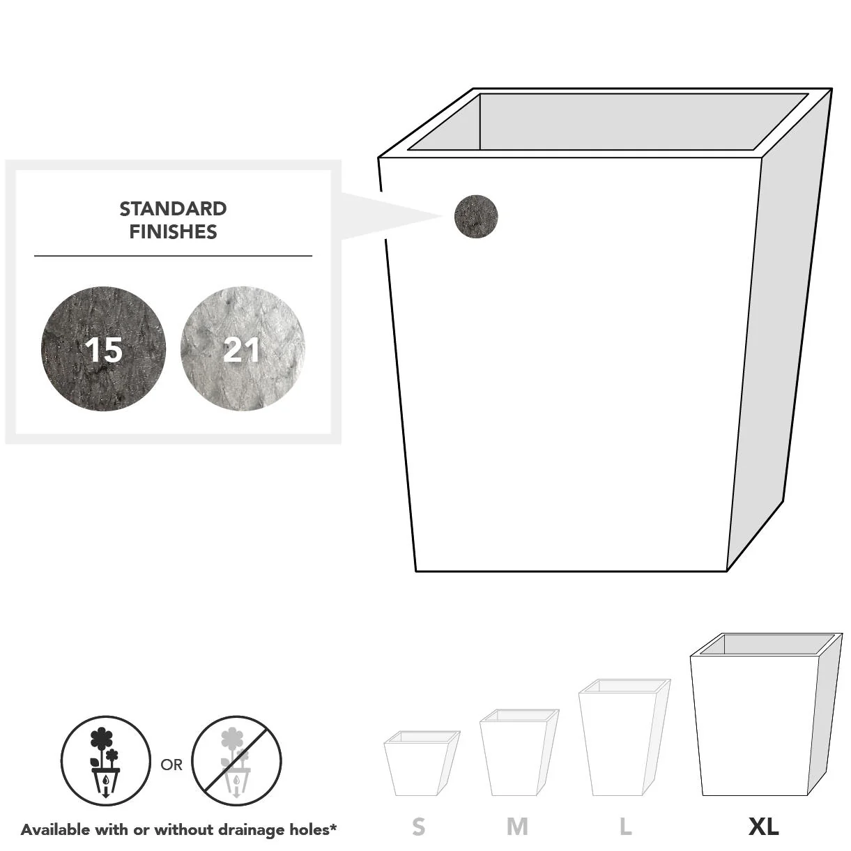 Geo Tapered Planters - Image 15