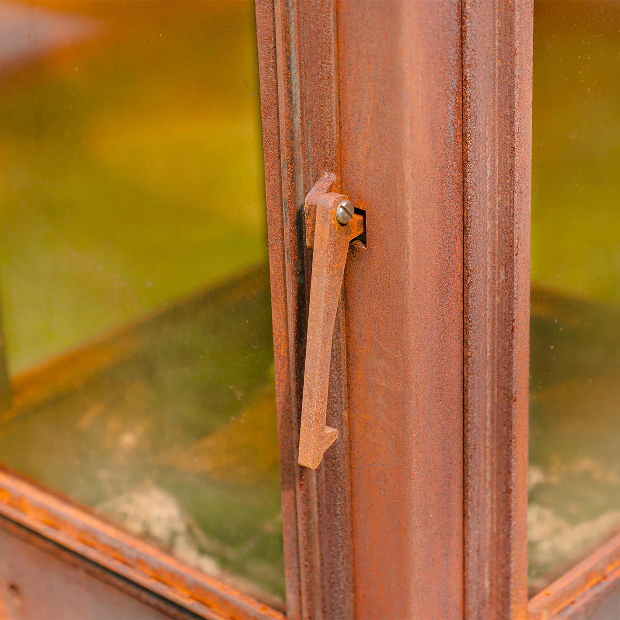 Glass and Corten Steel Wood Burning Stove - Image 5