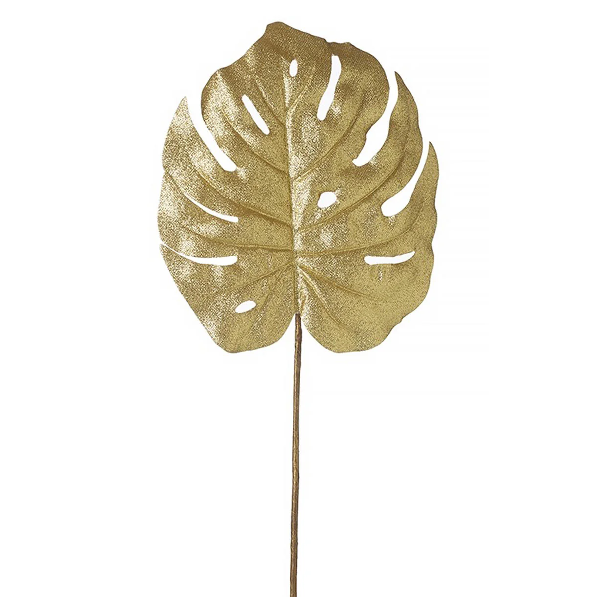 Gold Monstera Leaves - Set of 3 - Image 3