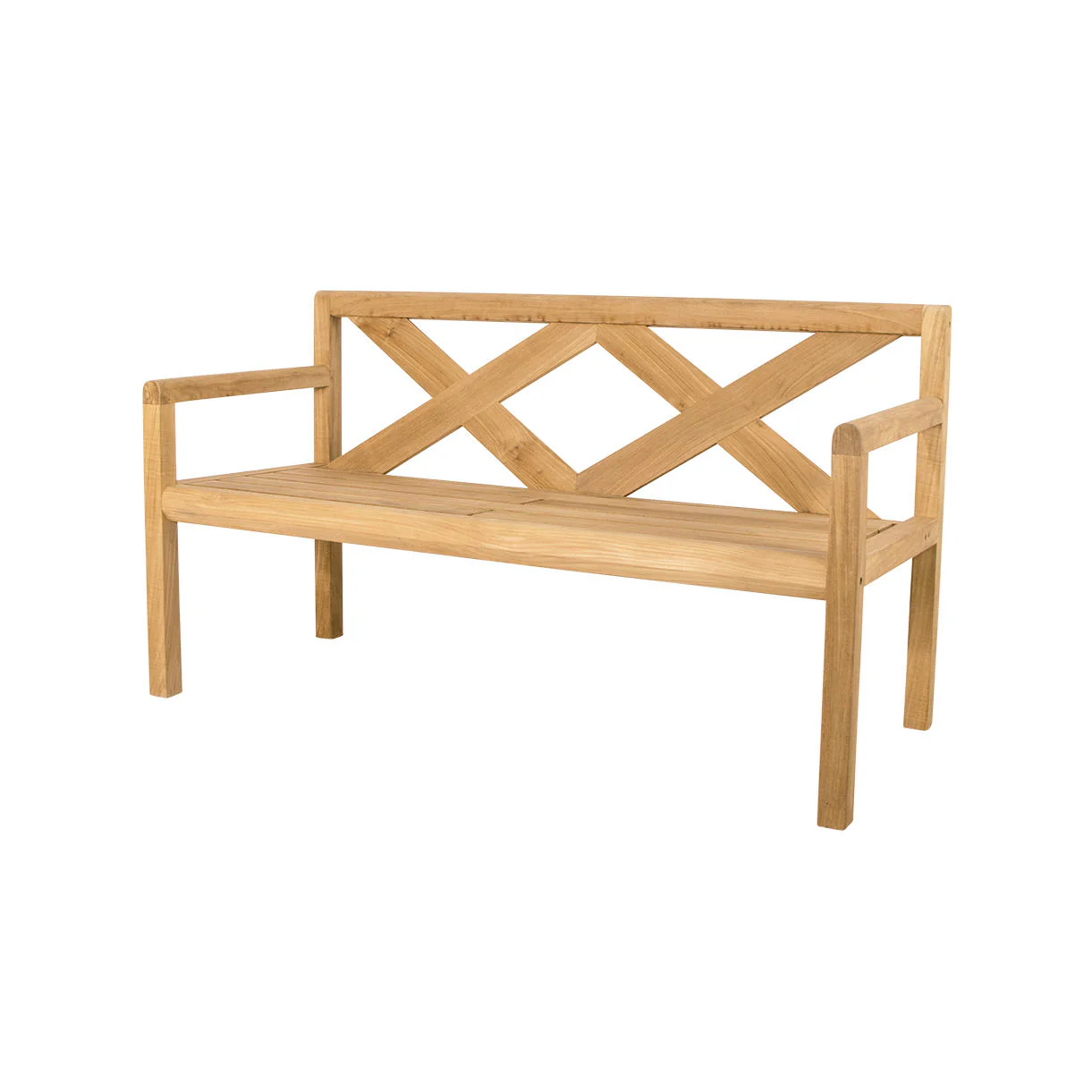Grace 2 Seater Teak Bench - Image 4
