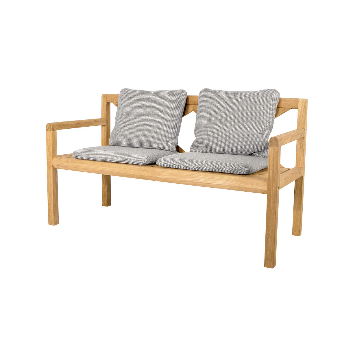 Grace 2 Seater Teak Bench - Image 6