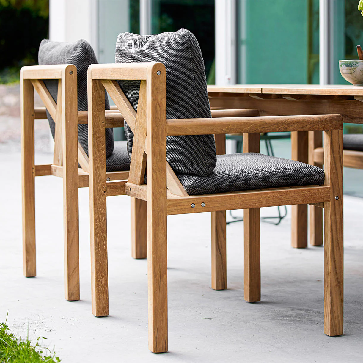 Grace Teak Dining Chair - Image 2