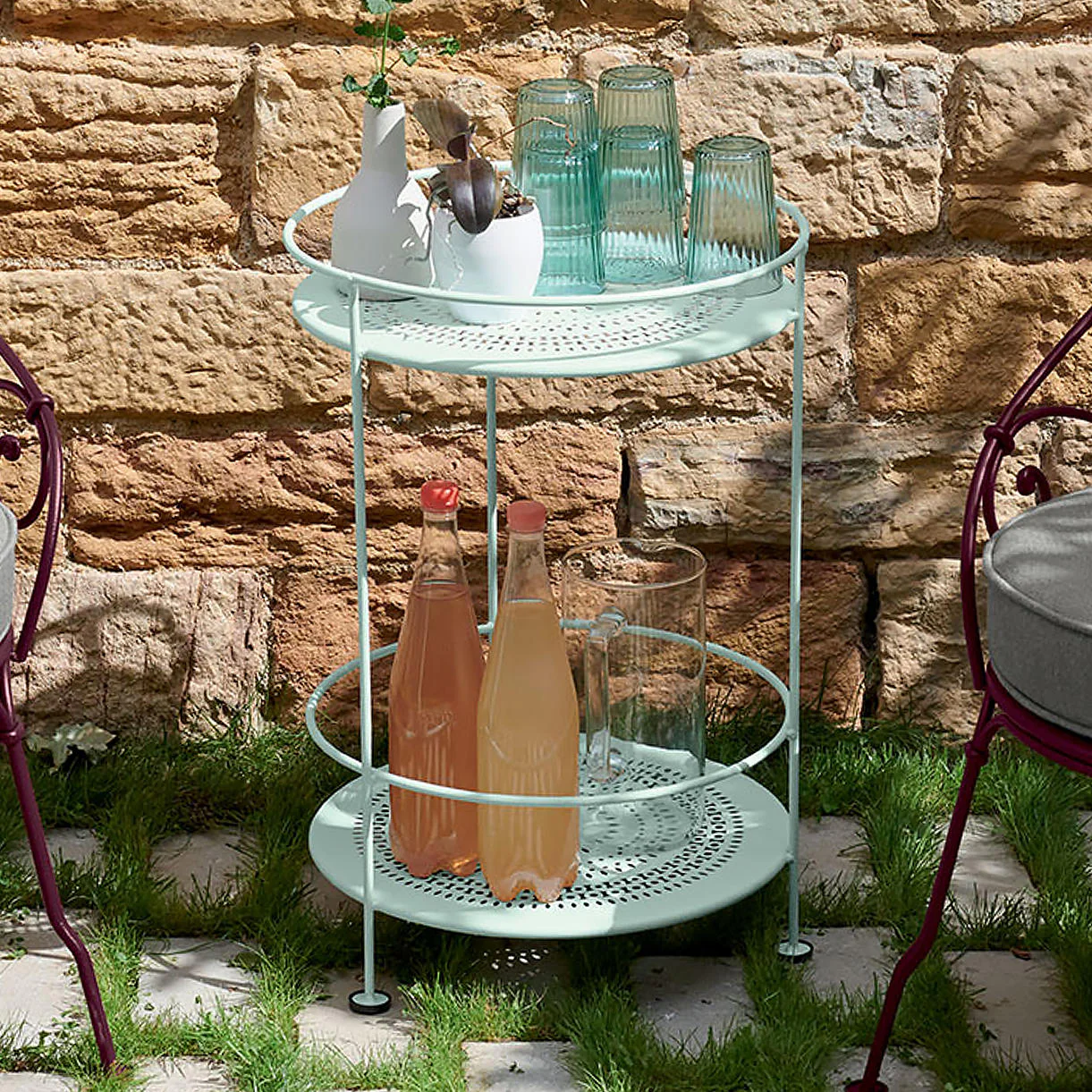 Guinguette Perforated Side Table