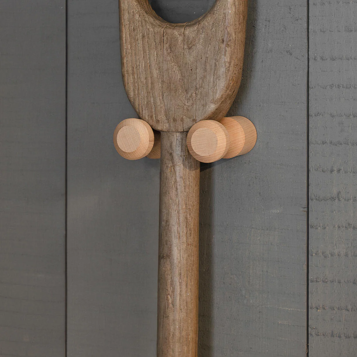 Pair of Wooden Peg Hooks - Image 2