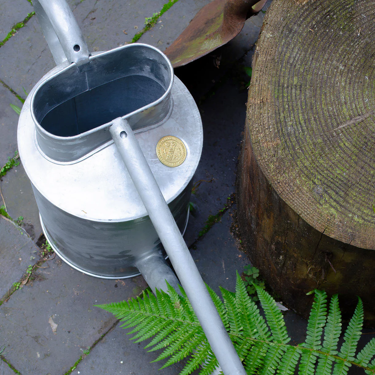 Haws Warley Fall Galvanised Professional Watering Can - 2 Gallon - Image 3