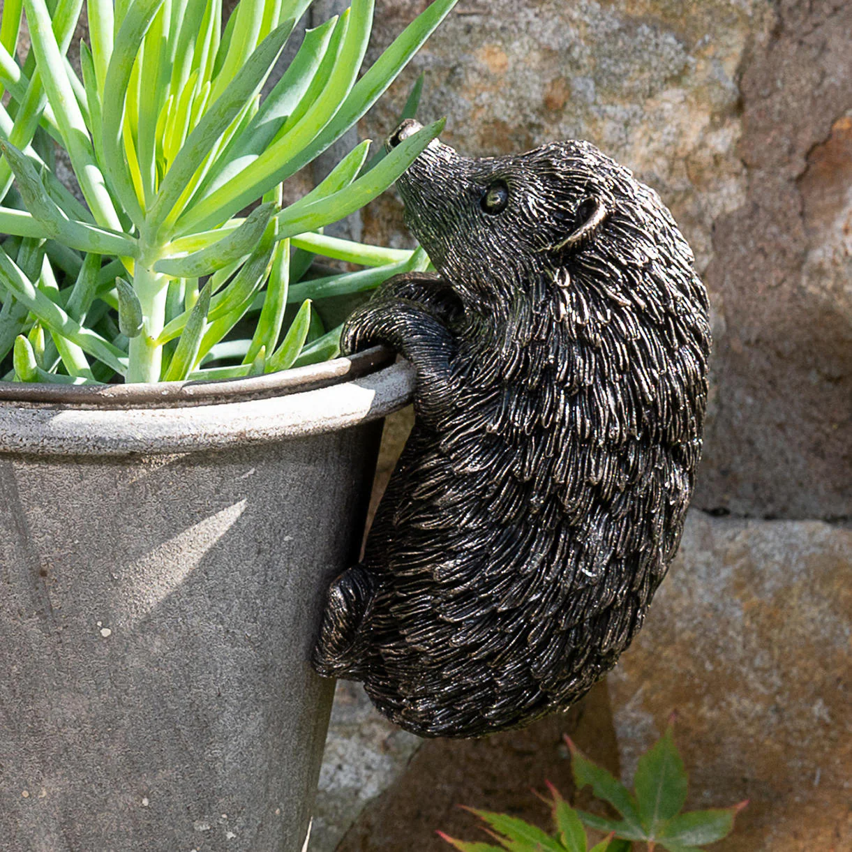 Hedgehog Plant Pot Decoration - Image 2