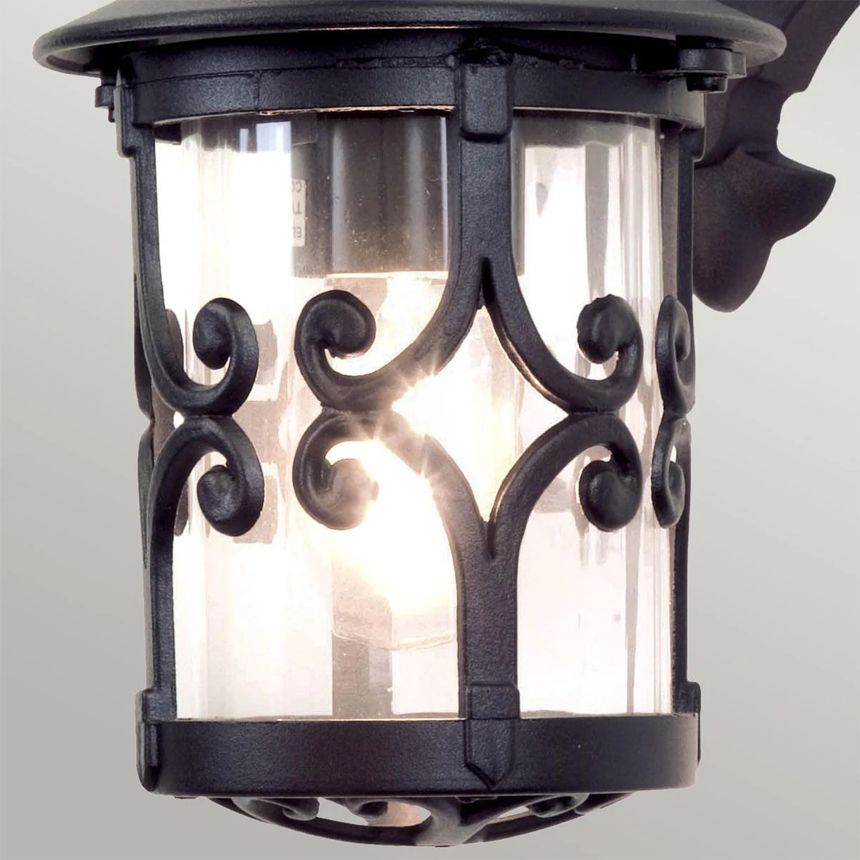 Hereford Outdoor Scroll Down Wall Lantern - Image 3