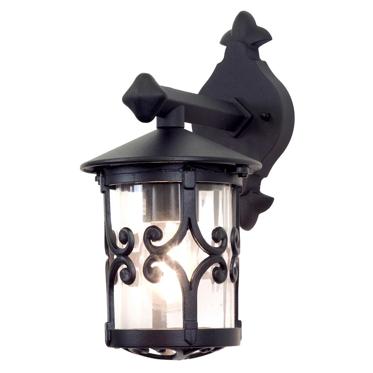 Hereford Outdoor Scroll Down Wall Lantern - Image 4
