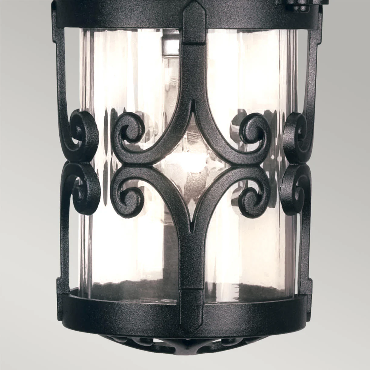 Hereford Scroll Outdoor Hanging Chain Lantern - Image 2