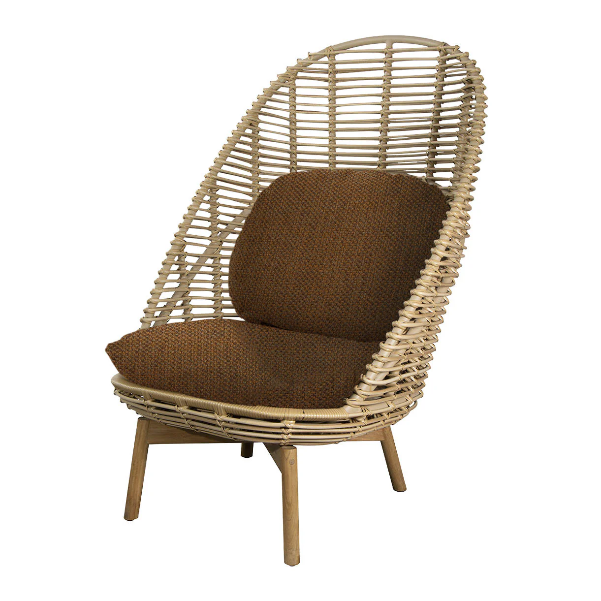 Hive Highback Chair With Teak Legs - Image 11