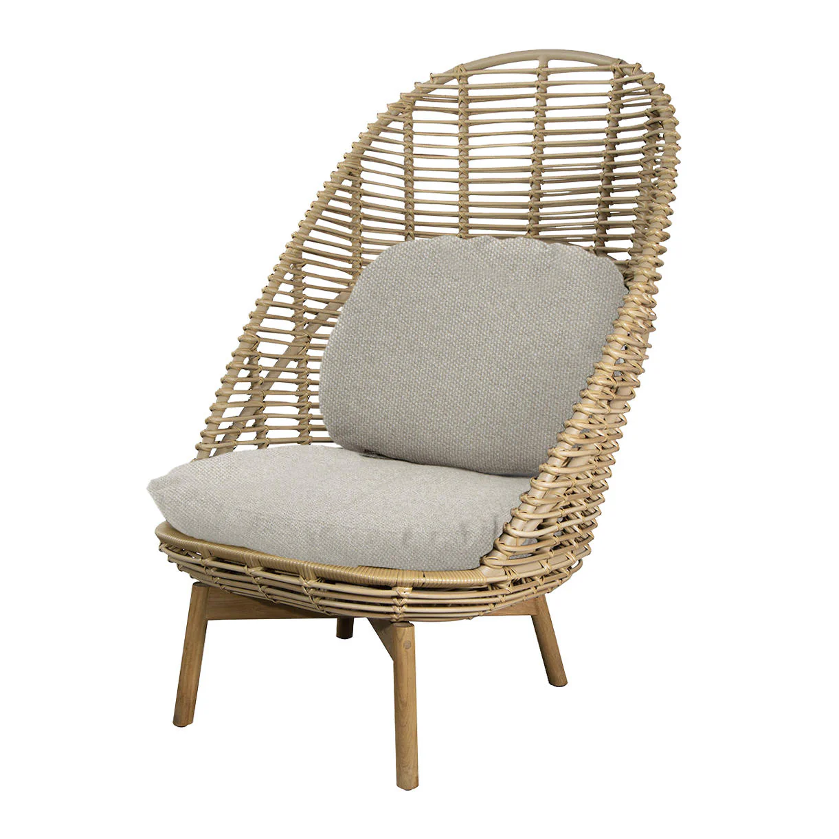 Hive Highback Chair With Teak Legs - Image 12