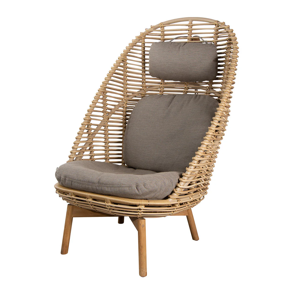 Hive Highback Chair With Teak Legs - Image 6