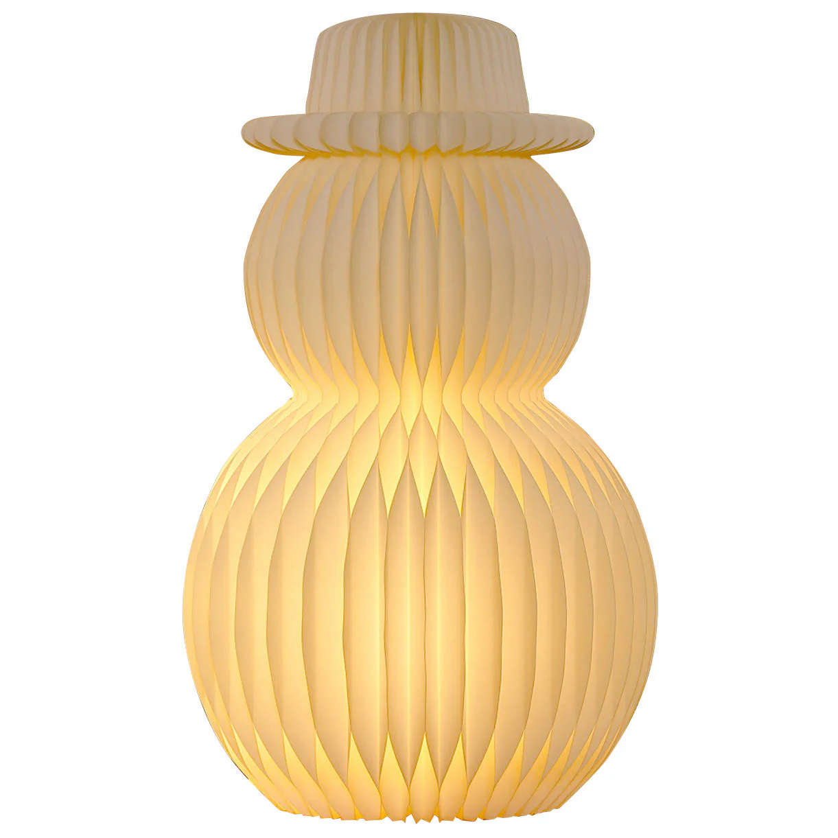 Honeycomb Light Up Snowman Decorations - Image 5