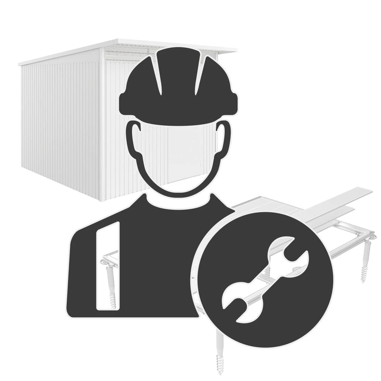 Installation for Biohort AvantGarde Garden Sheds - Image 32