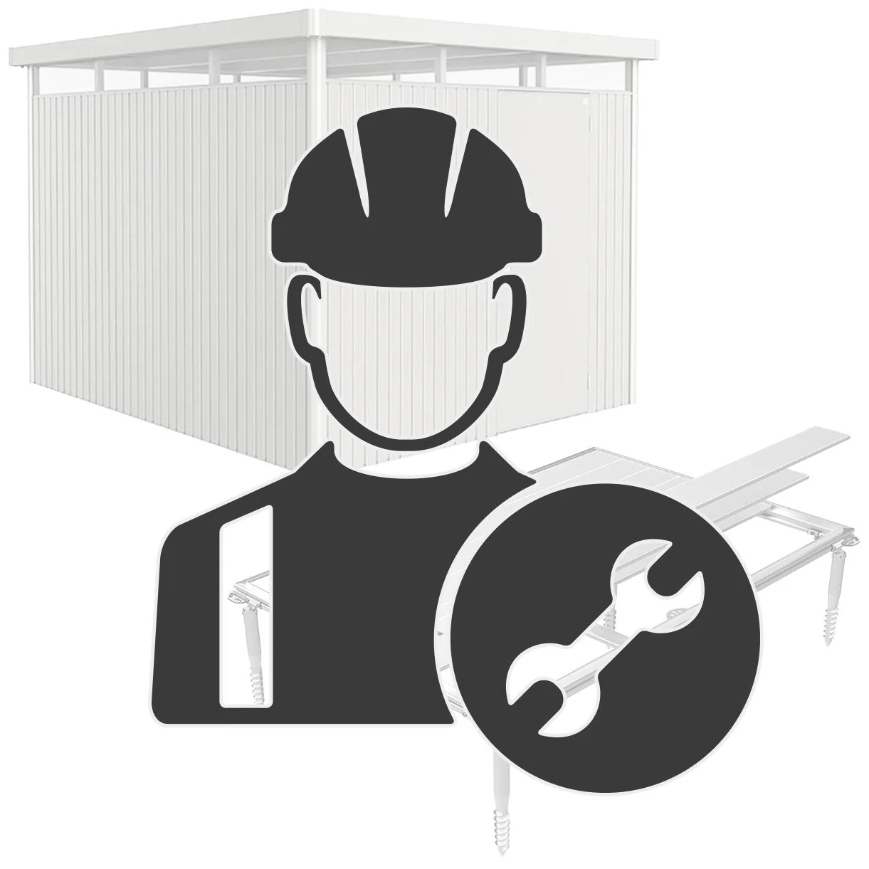 Installation for Biohort HighLine Garden Sheds - Image 21