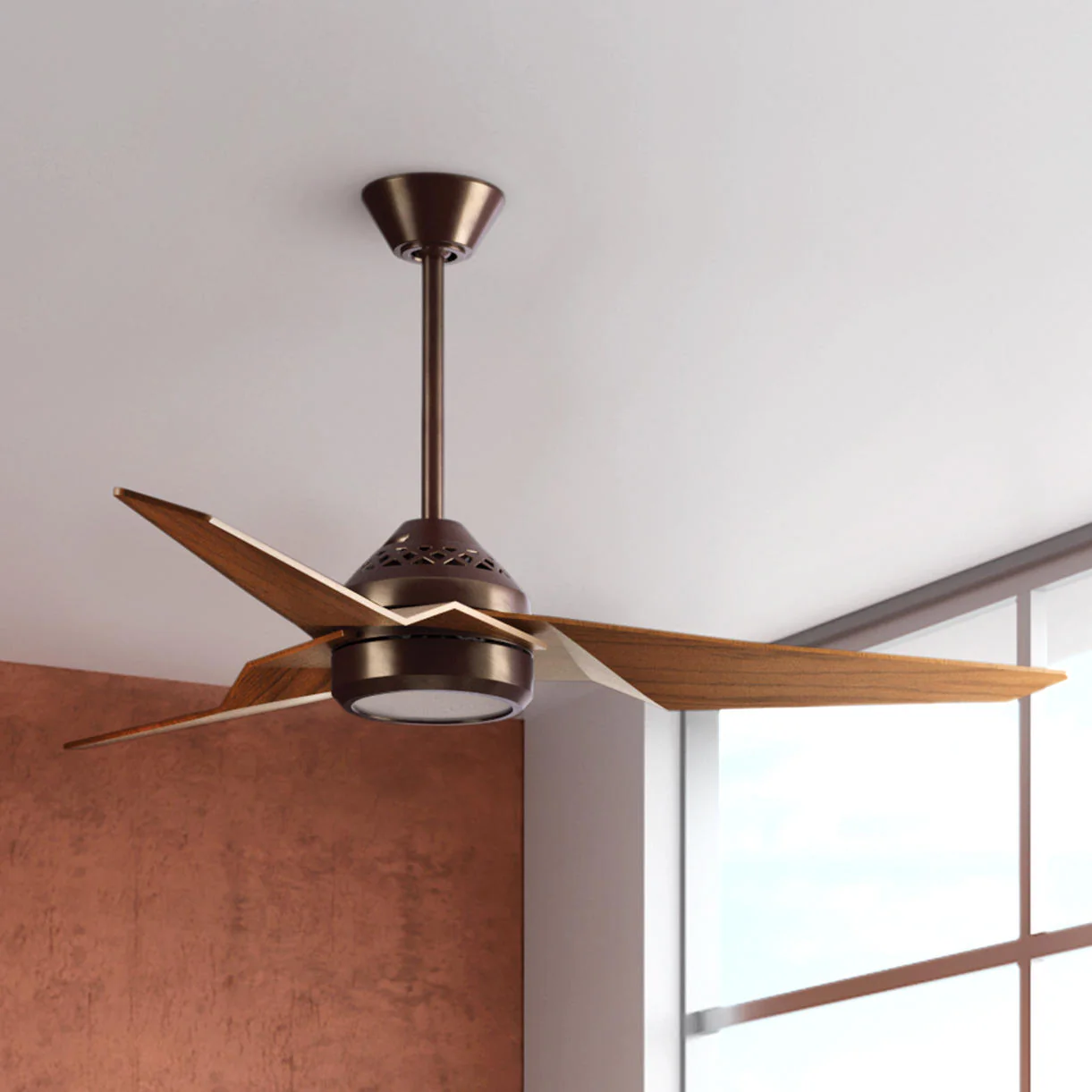 Jade Indoor Ceiling Fans with LED Light