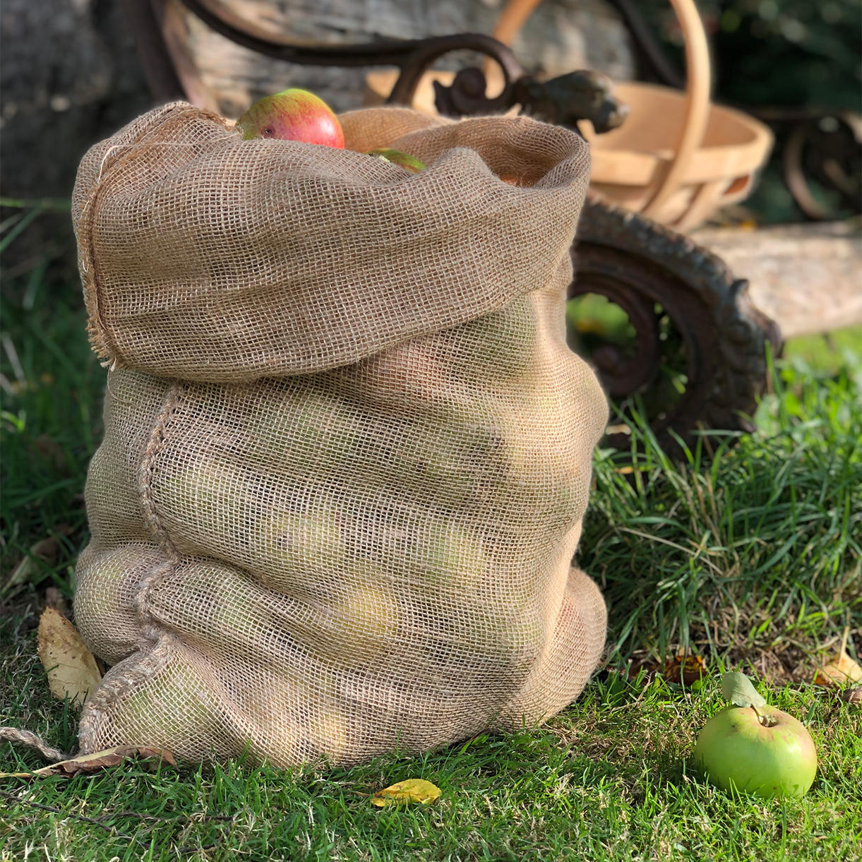 Jute Storage Sacks - Set of 2
