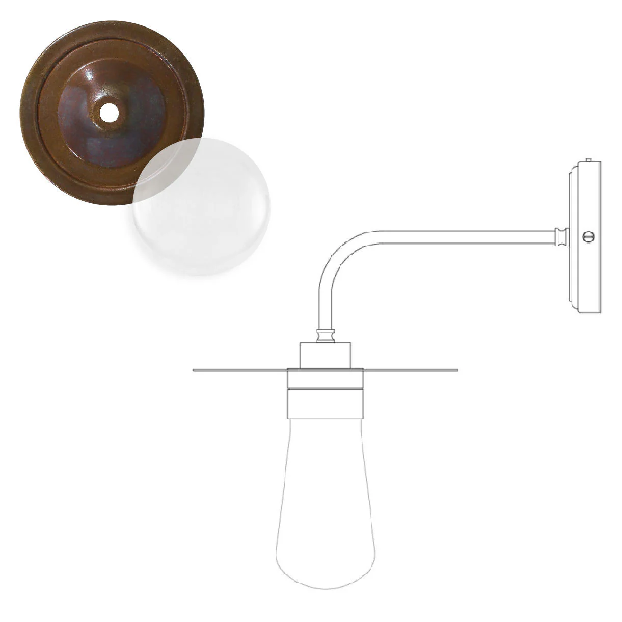 Kai Outdoor Wall Light - Image 4