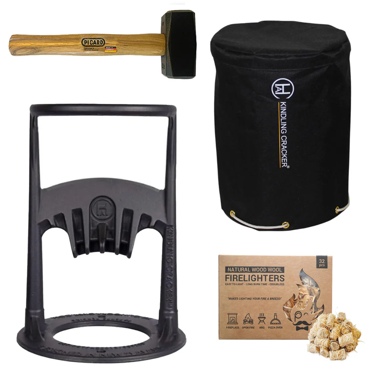Kindling Cracker Firewood Splitter Premium Set