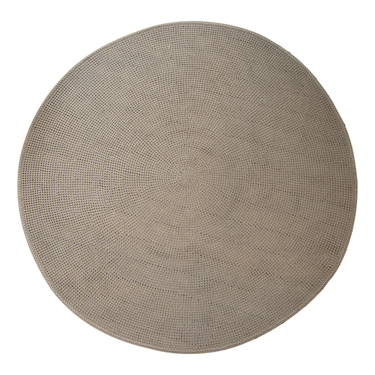 Knit Round Outdoor Rug - Image 4
