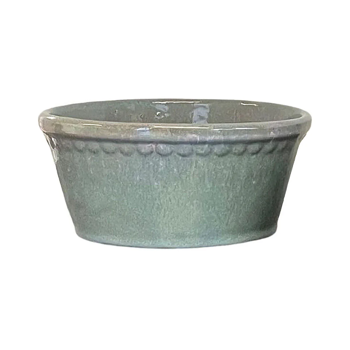 Lacepot Glazed Low Plant Pot - Image 7