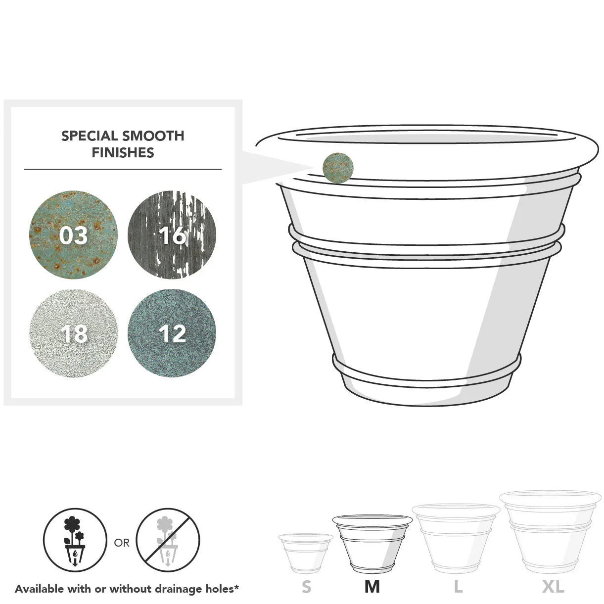 Large Classic Planters - Image 15