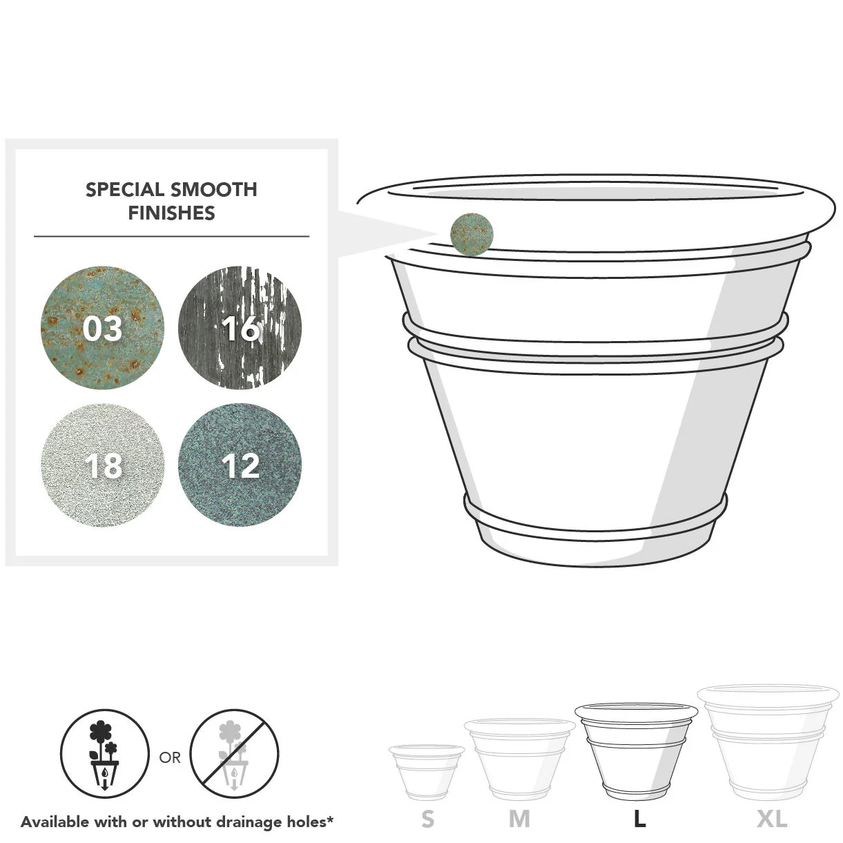 Large Classic Planters - Image 16