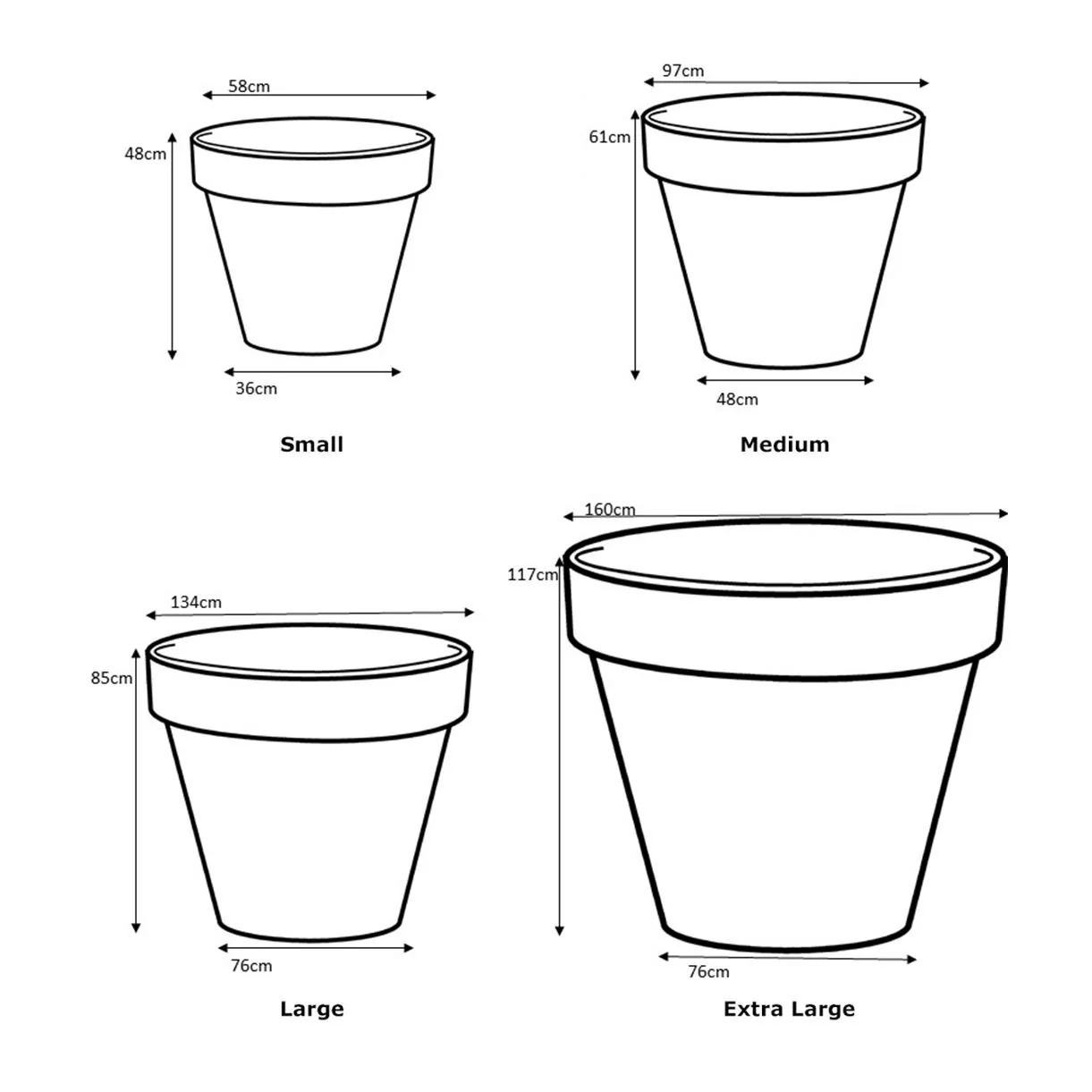 Large Classic Planters - Image 5