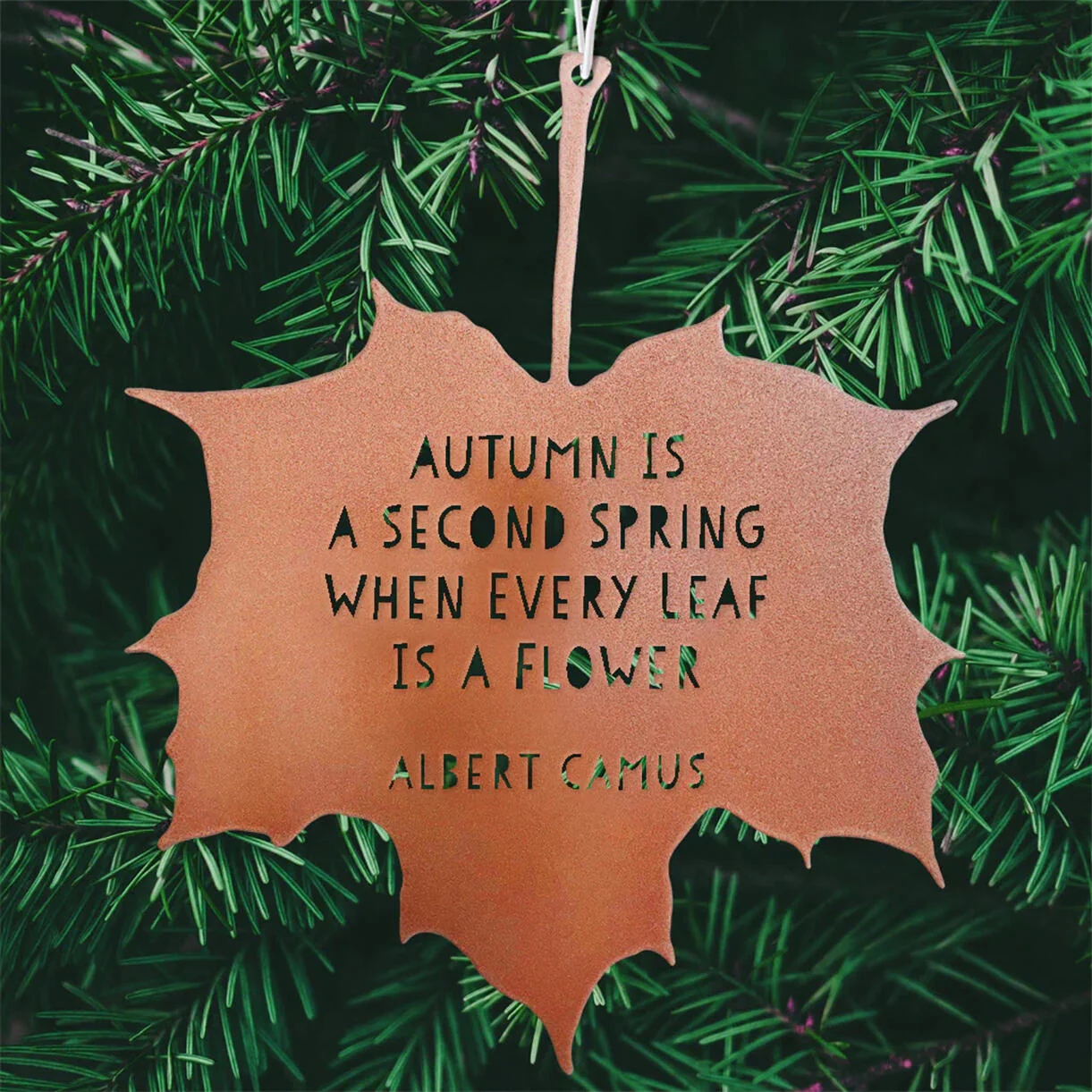 Leaf Hanging Decoration - Autumn is a second spring when every leaf is a flower - Image 3