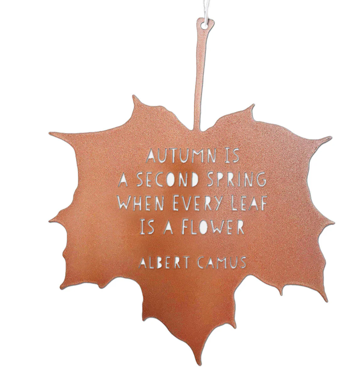 Leaf Hanging Decoration - Autumn is a second spring when every leaf is a flower - Image 4