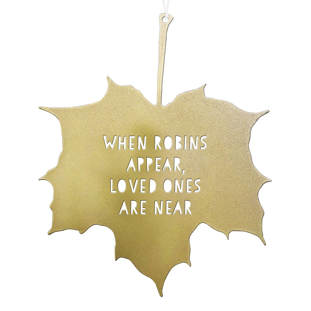 Leaf Hanging Decoration - When robins appear loved ones are near... - Image 4